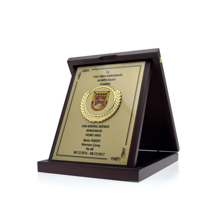 Jandarma Özel Ahşap Plaket