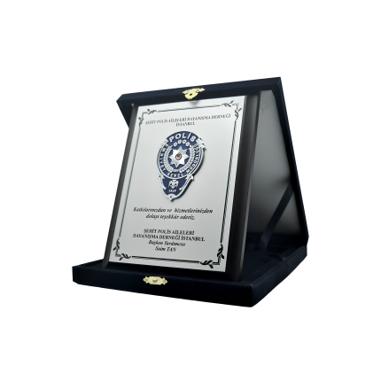 Polis Emniyet Müdürlüğü Plaket