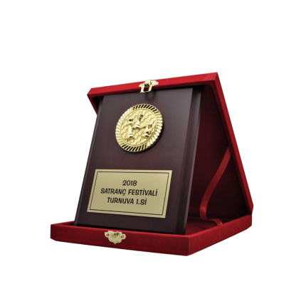 Satranç Ahşap Plaket Ödül