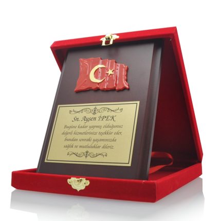 Türk Bayrağı Plaket