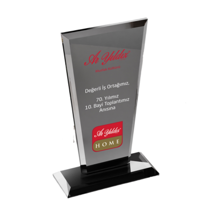 Ucuz Kristal Füme Bayi Toplantı Katılım Plaketi