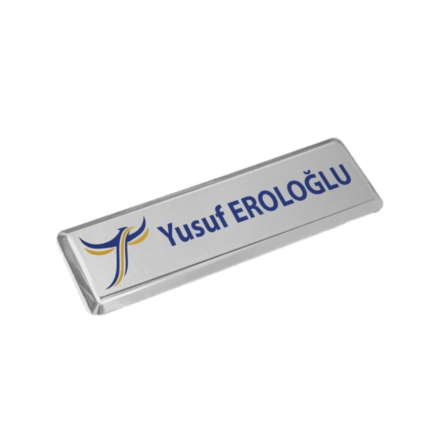 Gümüş Garson Yaka Kartı